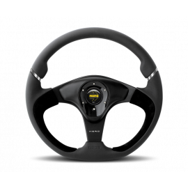 Momo Nero Steering Wheel 350 mm - Black Leather/Suede/Black Spokes buy in USA