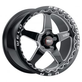 Weld Magnum Import 13x10 / 4x100mm BP / 5in. BS Black Wheel - Black Single Beadlock MT buy in USA