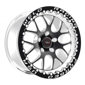 Weld S77 17x10 / 5x4.5 BP / 7.9in. BS Black Wheel (Low Pad) - Black Single Beadlock MT buy in USA