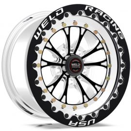 Weld Vitesse 15x10 / 5x4.75 BP / 7.5in. BS Black Wheel - Black Single Beadlock MT buy in USA