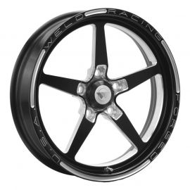 Weld Alumastar 1-Piece 17x4.5 / 5x4.5 BP / 2.25in. BS Black Wheel - Non-Beadlock buy in USA