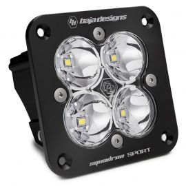 Baja Designs Squadron Sport Work/Scene Pattern Black Flush Mount LED Light Pod - Clear buy in USA