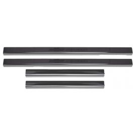 Putco 2019+ Chevrolet Silverado LD- Crew Cab w/ Bow Tie Etching (4pcs) Black Platinum Door Sills buy in USA