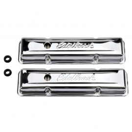 Edelbrock Valve Cover Signature Series Chevrolet 1959-1986 262-400 CI V8 Low Chrome buy in USA