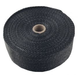 Torque Solution Fiberglass Exhaust Wrap Universal 1inx50ft - Black buy in USA