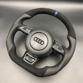 AUDI A6 S LINE STEERING WHEEL CUSTOM -SPECIAL ORDER A3 RS3 TT RS A5 A8 A4 Q7 Q5 buy in USA