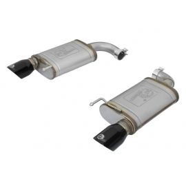 aFe MACHForce XP 2.5in 409 Stainless Axle Back Exhaust w/ Black Tips 15-17 Ford Mustang I4-2.3L (t) buy in USA