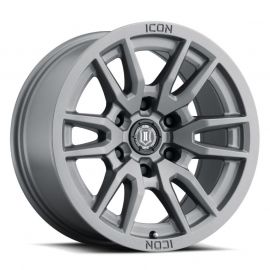 ICON Vector 6 17x8.5 6x5.5 0mm Offset 4.75in BS 106.1mm Bore Titanium Wheel buy in USA