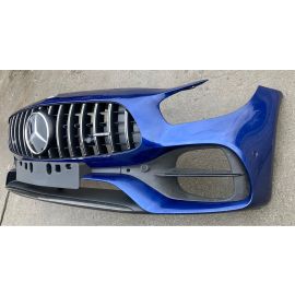 MERCEDES AMG GT COUPE GTS GTC 6.3 BUMPER FRONT FACELIFT CARBON OEM 190 BLUE buy in USA