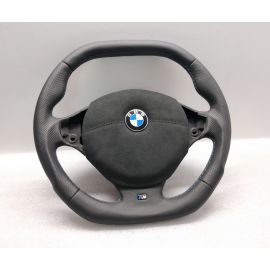 BMW E36 M3 Z3 STEERING WHEEL M SPORT FLAT TOP + BOTTOM 2228230 CUSTOM buy in USA