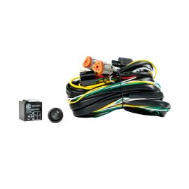 KC HiLiTES Wiring Harness FLEX ERA w/40 AMP Relay & 3 Position LED Rocker Switch (3-Pin Deutsch Con) buy in USA