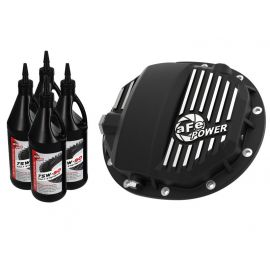 aFe Pro Series AAM 9.5/9.76 Rear Diff Cover Black w/Mach Fins & Oil 14-19 GM Silverado/Sierra 1500 buy in USA