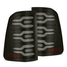 AlphaRex 19-21 Dodge Ram 1500 Luxx-Series LED Tail Lights Black w/Activ Light/Seq Signal buy in USA