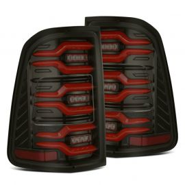 AlphaRex 19-21 Dodge Ram 1500 Luxx-Series LED Tail Lights Black/Red w/Activ Light/Seq Signal buy in USA