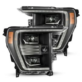 AlphaRex 21-22 Ford F150 PRO-Series Projector headlights Black w/Activ Light/Seq Signal buy in USA