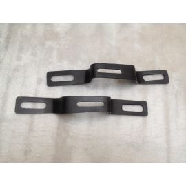 MERCEDES SL SLC R107 C107 EURO BUMPER FRONT BRACKETS PAIR NEW 1972-1989 HOLDER buy in USA