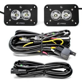 Baja Designs S2 Pro Flush Mount LED Light Pod Kit Work/Scene Pattern - Pair buy in USA