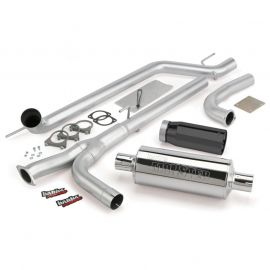 Banks Power 04-14 Nissan 5.6L Titan (All) Monster Exhaust System - SS Single Exhaust w/ Black Tip buy in USA