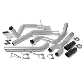 Banks Power 14-15 Dodge Ram 1500 3.0L Diesel Monster Exhaust System - SS Dual Exhaust w/ Black Tips buy in USA