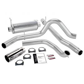 Banks Power 00-03 Ford 7.3L / Excursion Monster Exhaust System - SS Single Exhaust w/ Chrome Tip buy in USA