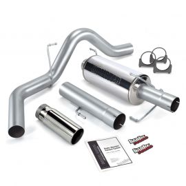 Banks Power 04-07 Dodge 5.9L 325Hp SCLB/CCSB Monster Exhaust Sys - SS Single Exhaust w/ Chrome Tip buy in USA