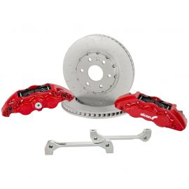 Alcon 2021+ RAM TRX 376x42mm Rotors 6-Piston Red Calipers Front Brake Upgrade Kit buy in USA