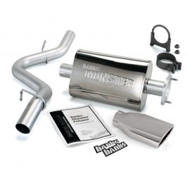 Banks Power 04-06 Jeep 4.0L Wrangler Unlimited Monster Exhaust Sys - SS Single Exhaust w/ Chrome Tip buy in USA