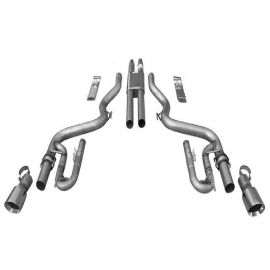 Solo Performance Mach Thunder-XV Catback Exhaust System (Black Tips) Ford Mustang GT 2015-2022 buy in USA