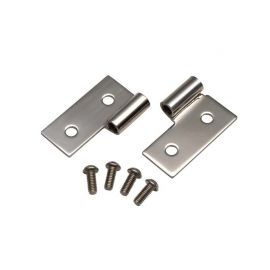 Kentrol 76-06 JEEP CJ Wrangler YJ/TJ Lower Door Hinge Pair - Polished Silver buy in USA