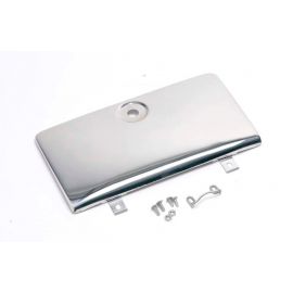 Kentrol 72-86 Jeep CJ Glove Box Door Use with OE Key Lock - Polished Silver buy in USA