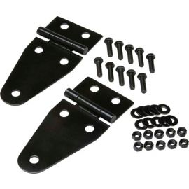 Kentrol 55-95 Jeep CJ/Wrangler YJ Hood Hinge Pair - Powdercoat Black buy in USA