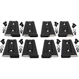 Kentrol 07-18 Jeep Wrangler JK Door Hinge Set 8 Pieces 4 Door - Powdercoat Black buy in USA