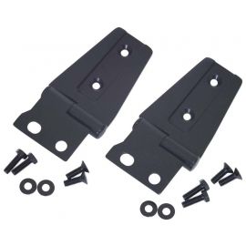 Kentrol 07-18 Jeep Wrangler JK Hood Hinge Pair - Textured Black buy in USA