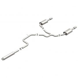 MagnaFlow 00-05 Chevy Impala/Monte Carlo V6 3.4L/3.8L Dual Rear Exit Stainless Cat-Back Perf Exhaust buy in USA