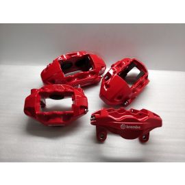 BRAKE CALIPERS SET For HYUNDAI GENESIS FRONT + REAR BREMBO RED KIA STINGER buy in USA