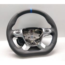 FORD TRANSIT CUSTOM MK8 STEERING WHEEL FLAT BOTTOM NEW LEATHER 2014+ CRUISE buy in USA