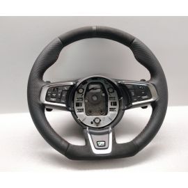 JAGUAR XE R SPORT STEERING WHEEL CUSTOM FLAT BOTTOM ALCANTARA 2015+ PADDLE buy in USA