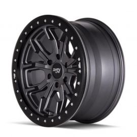 Dirty Life 9303 DT-1 17x9/5x127 BP/-12mm Offset/78.1mm Hub Matte Gunmetal Wheel - Simulated Rashring buy in USA