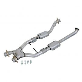 1996-1998 Mustang 4.6 Cobra High Flow X Pipe With Catalytic Converters - 2-1/2 buy in USA