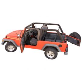 BedRug 03-06 Jeep LJ Unlimited Rear 4pc Cargo Kit (Incl Tailgate & Tub Liner) buy in USA