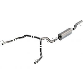 Borla 21-22 Cadillac Escalade 6.2L V8 2/4WD 4DR Touring Cat-Back Exhaust w/ Factory Bezel Tips buy in USA