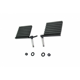 Fishbone Offroad 76-06 Jeep CJ YJ TJ Wrangler Foot Peg Set Gloss - Black buy in USA