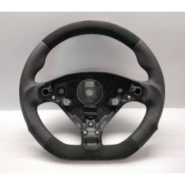 OPEL ASTRA G ZAFIRA STEERING WHEEL FLAT BOTTOM LEATHER / ALCANTARA CUSTOM buy in USA