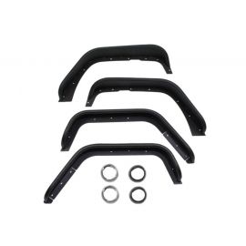 Fishbone Offroad 07-18 Jeep Wrangler Front/Rear Tube Fenders - Aluminum Blk Txtrd Pwdrcoat(Set Of 4) buy in USA