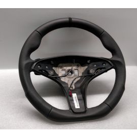 MERCEDES W204 C63 STEERING WHEEL FLAT NEW LEATHER, BAND TIPTRONIC GLK X204 W207 buy in USA