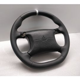 MITSUBISHI GTO 3000GT MK2 STEERING WHEEL FLAT GREY STITCH CUSTOM buy in USA