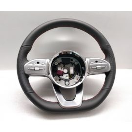 MERCEDES STEERING WHEEL AMG PACK CLS53 W213 W205 G63 W257 C117 RED STITCH buy in USA