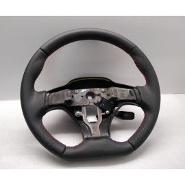 2000 MITSUBISHI ECLIPSE STEERING WHEEL FLAT BOTTOM CUSTOM RED STITCH 1999-2005 buy in USA