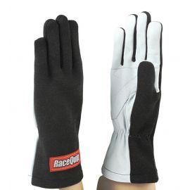 RaceQuip Black Basic Race Glove - Medium