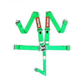 RaceQuip Green L & L 5pt Seat Belt